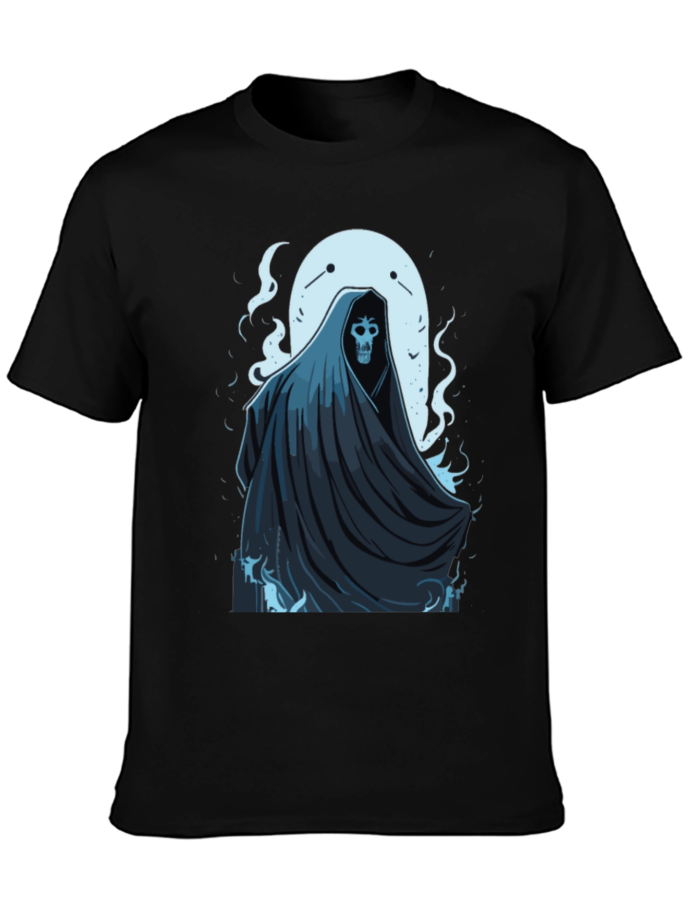 Grim Reaper Graphic Tee -  Black T-Shirt