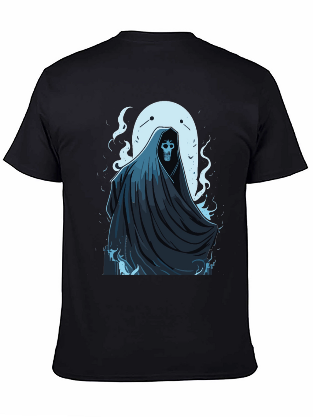 Grim Reaper Graphic Tee -  Black T-Shirt