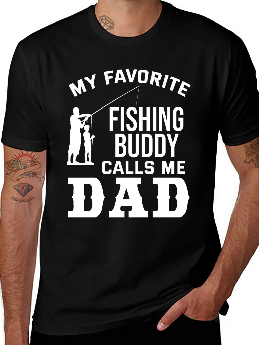 My Favorite Fishing Buddy Calls Me Dad T-Shirt