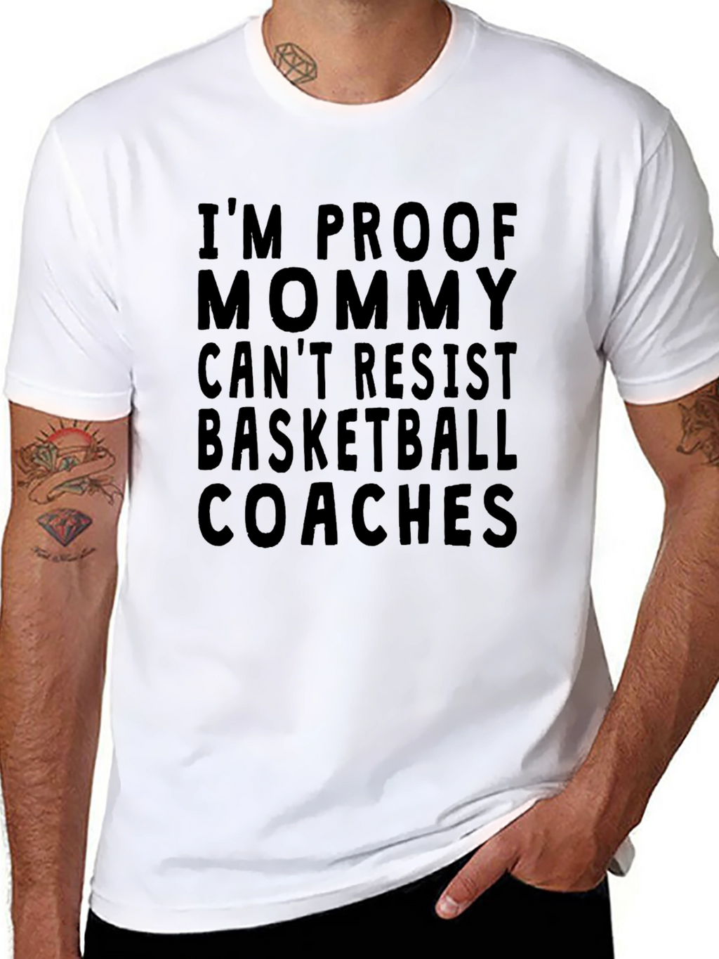 Im Proof Mommy Cant Resist Basketball Coaches T-Shirt