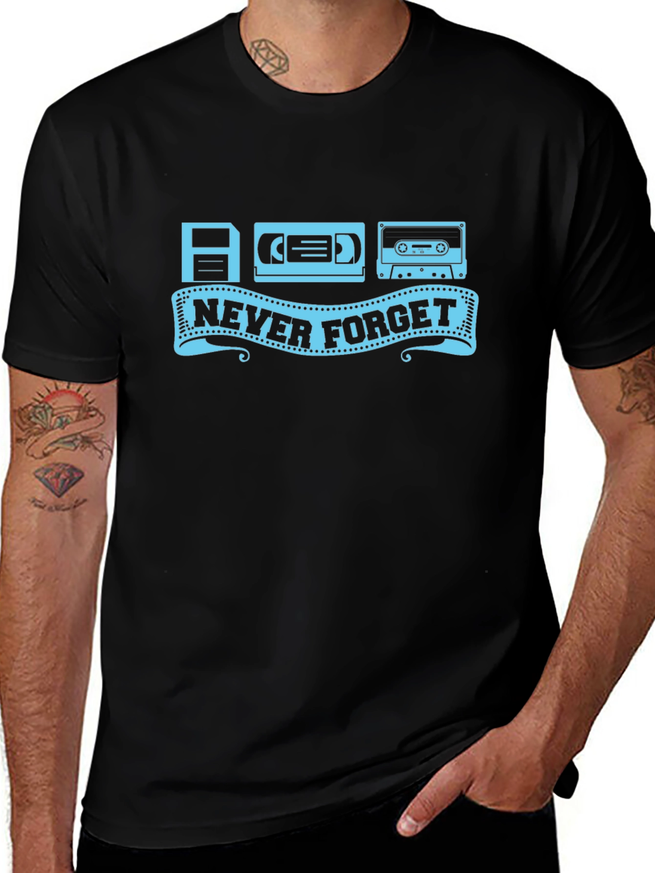 Retro Tech Never Forget T-Shirt