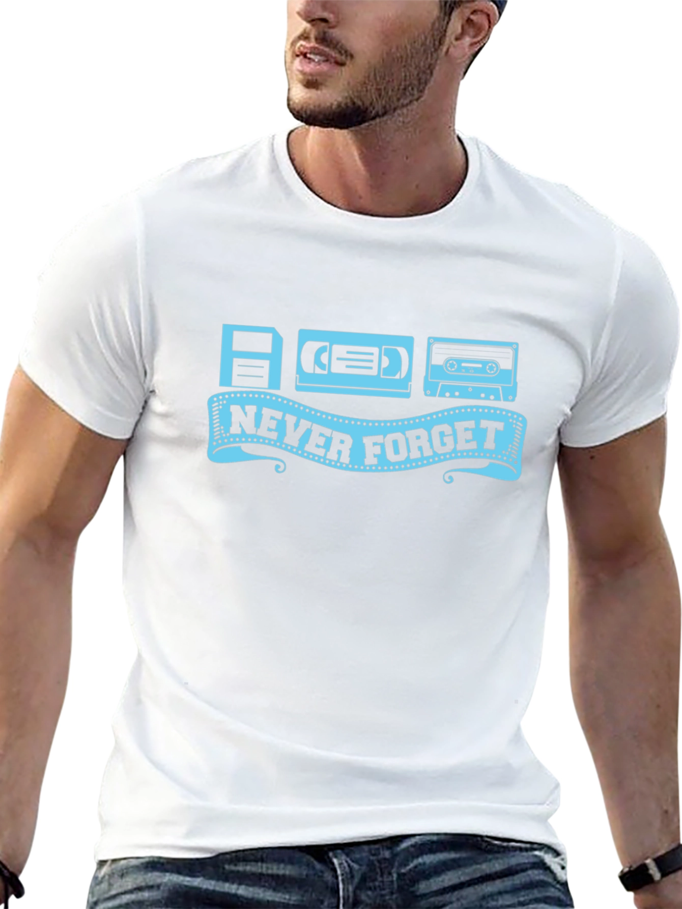 Retro Tech Never Forget T-Shirt