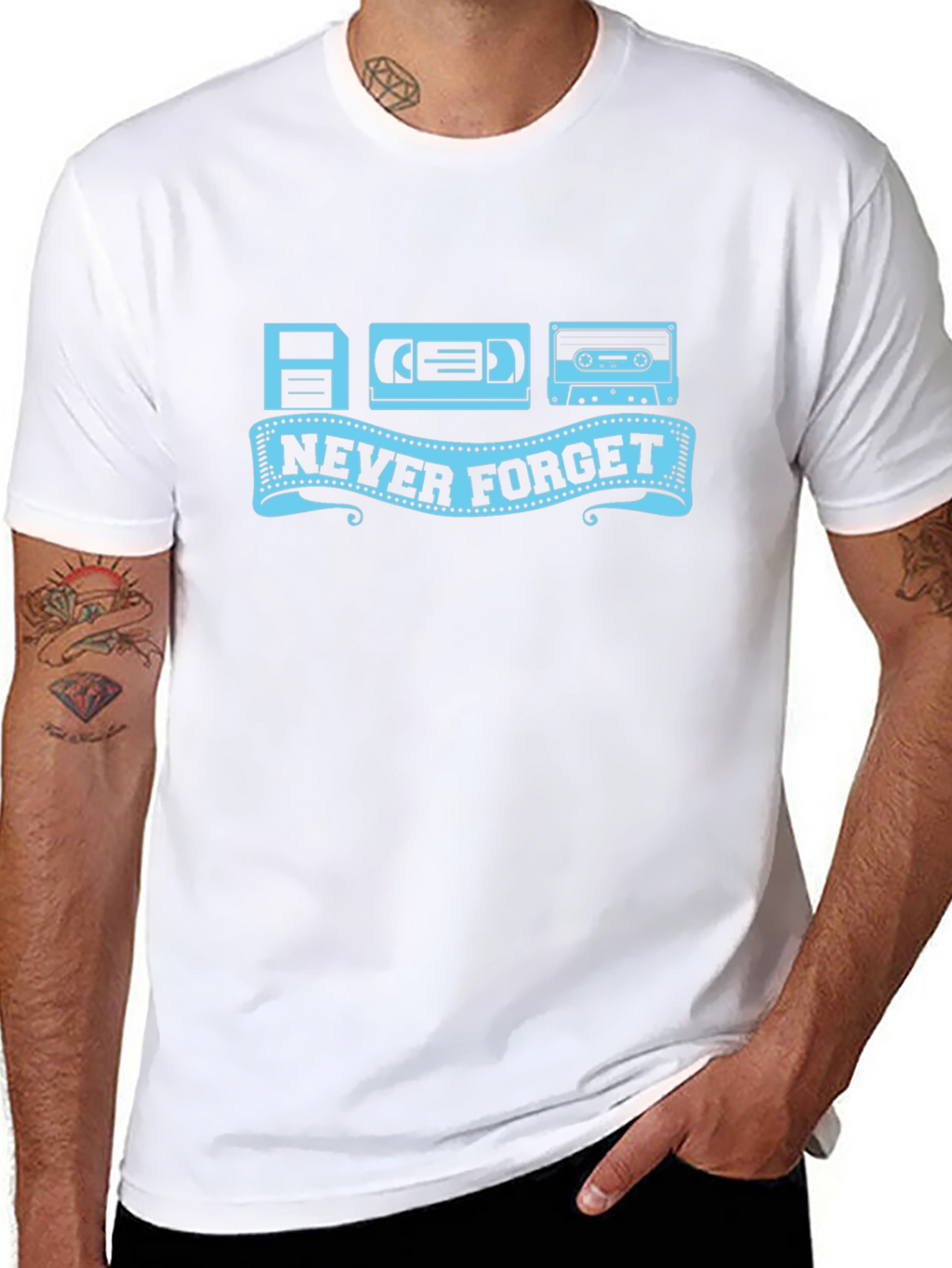 Retro Tech Never Forget T-Shirt
