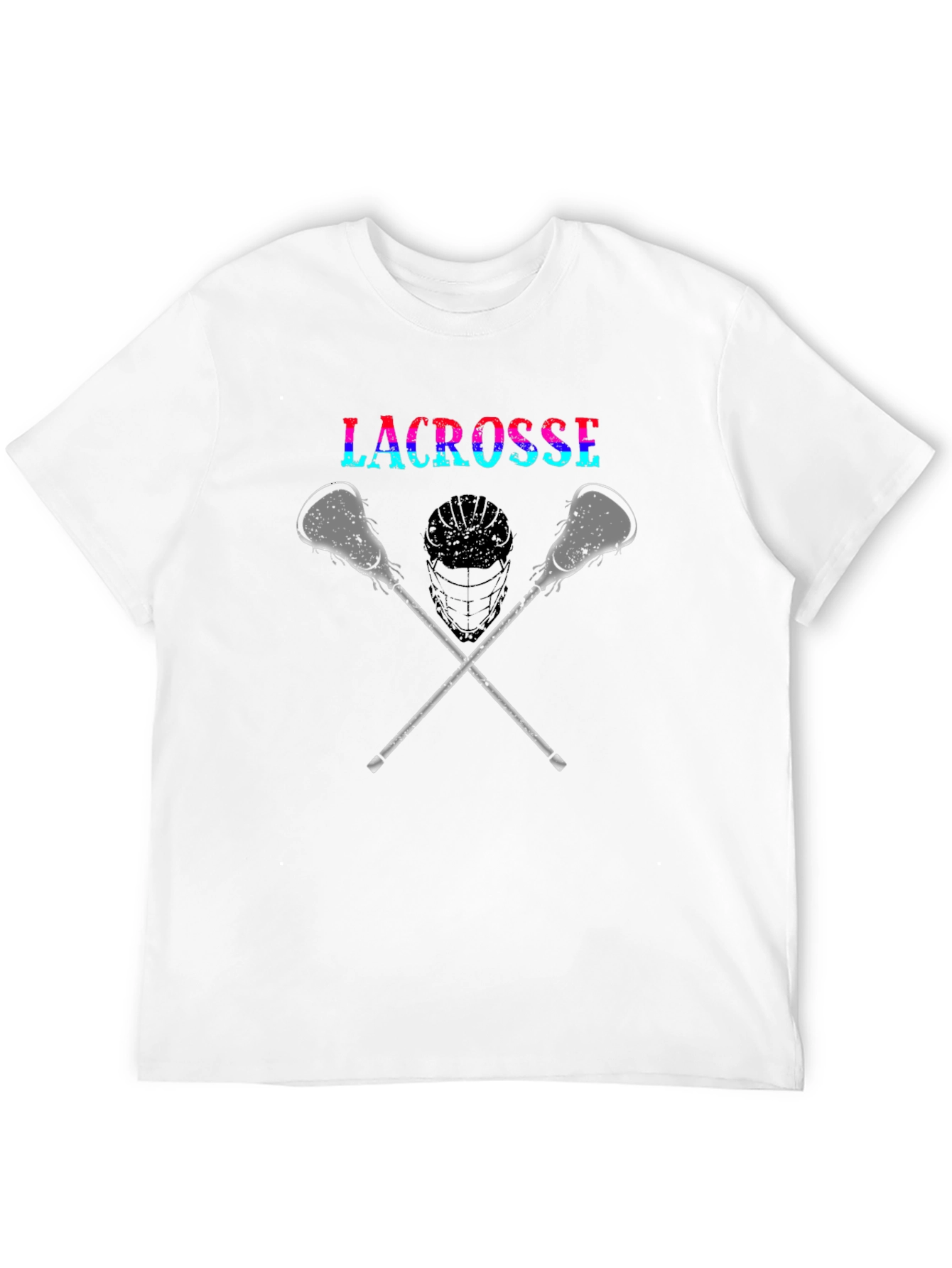 Lacrosse Graphic Tee - Sporty Black T-Shirt