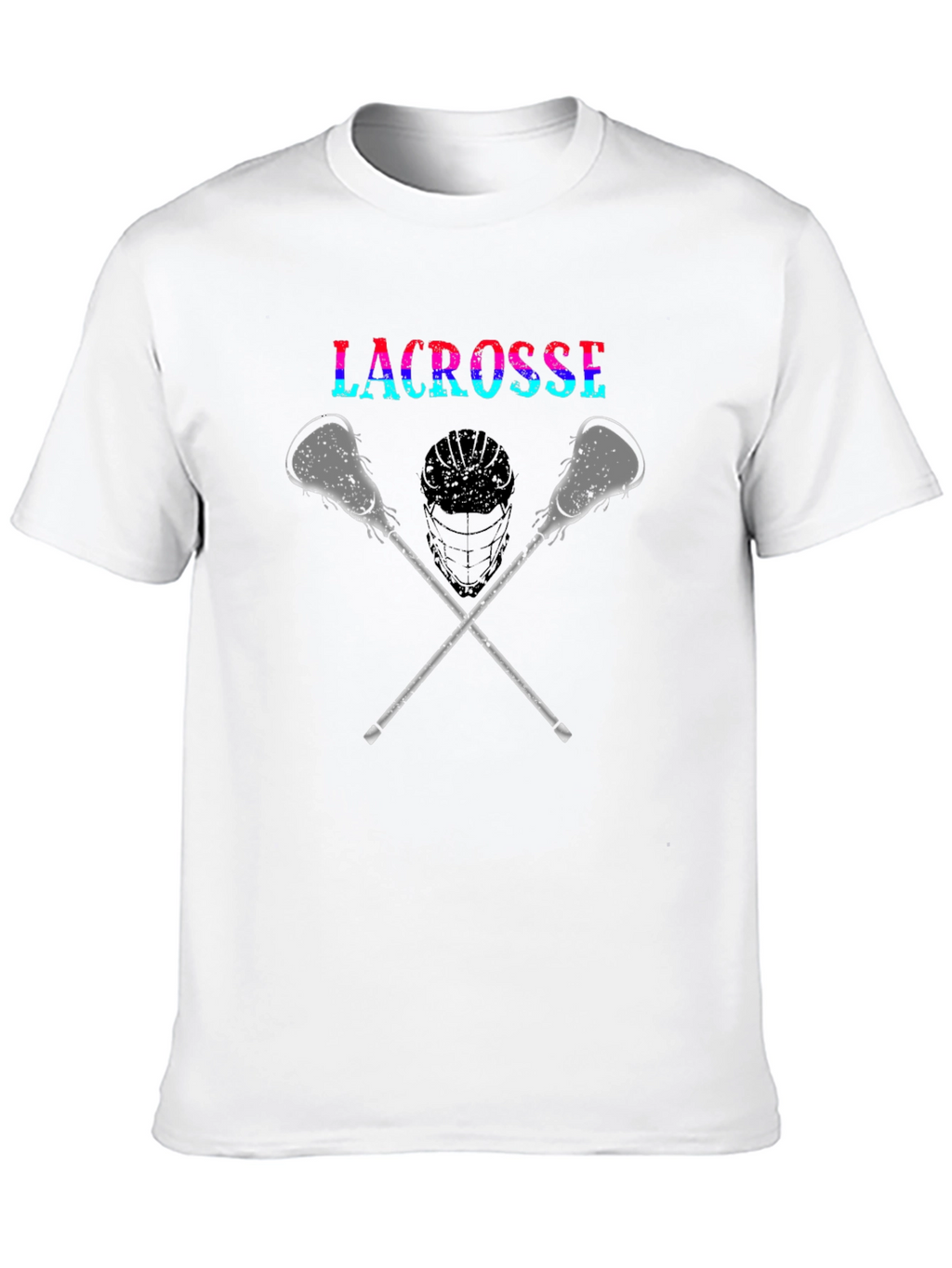 Lacrosse Graphic Tee - Sporty Black T-Shirt