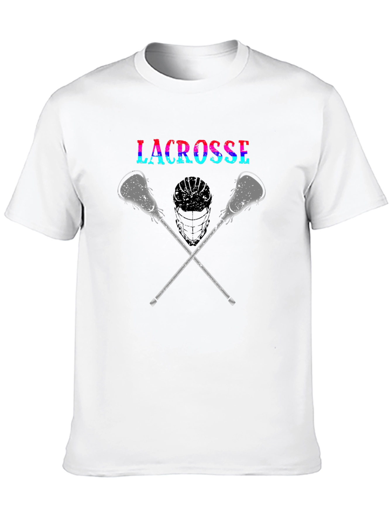 Lacrosse Graphic Tee - Sporty Black T-Shirt