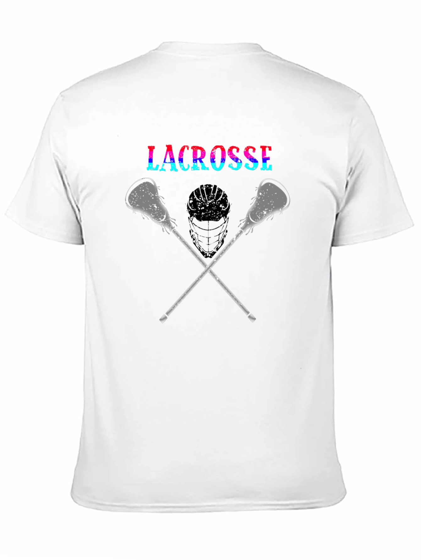 Lacrosse Graphic Tee - Sporty Black T-Shirt