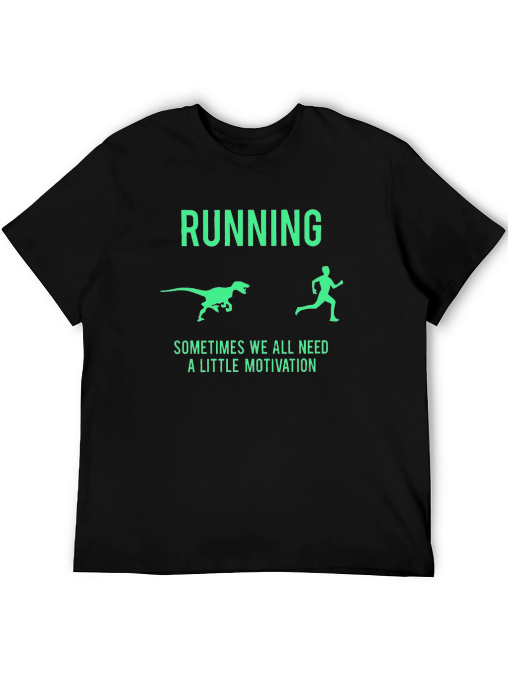 Running Dinosaur Motivation Graphic Tee
