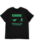 Running Dinosaur Motivation Graphic Tee
