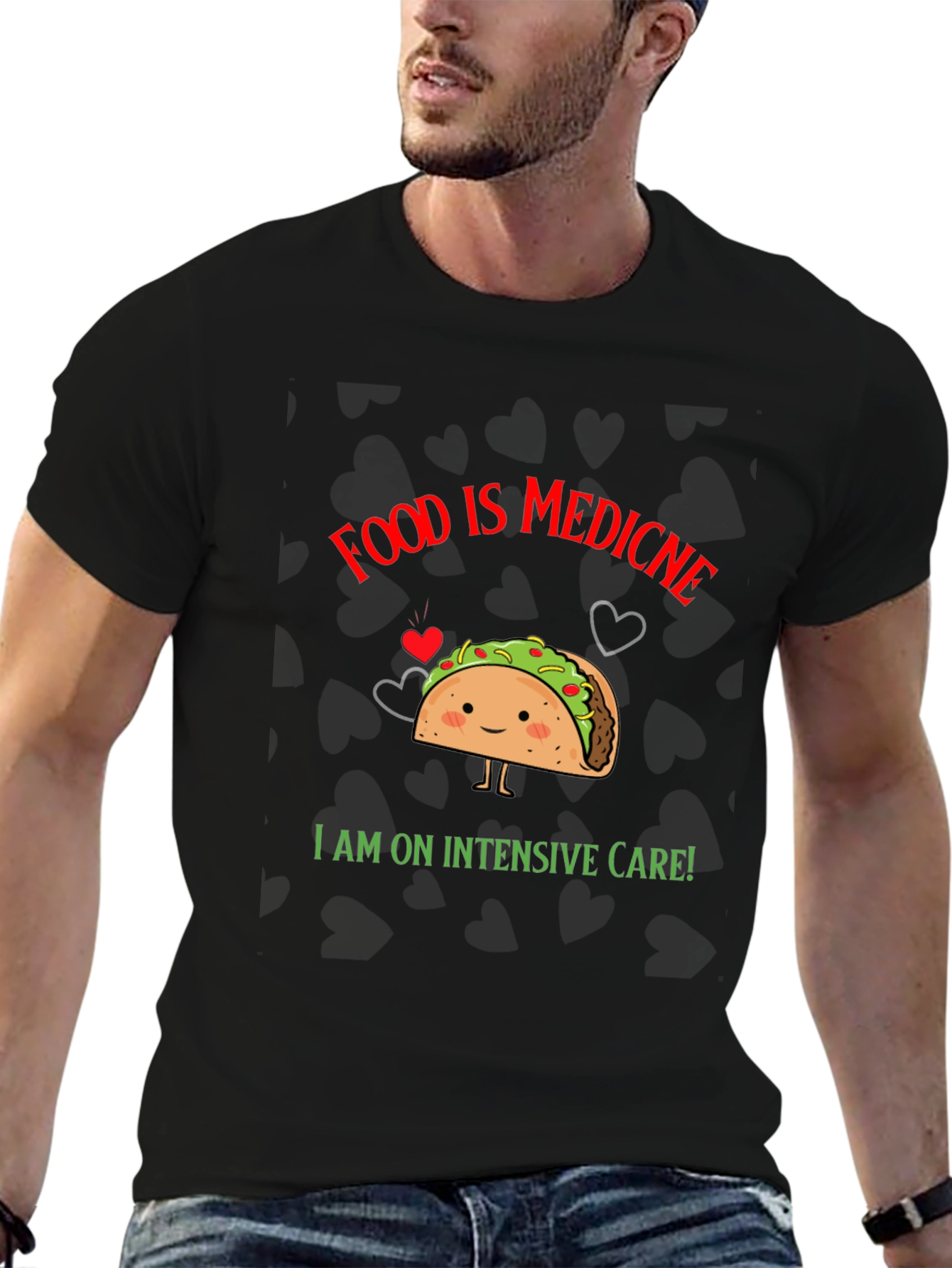 Food is Medicine Taco T-Shirt