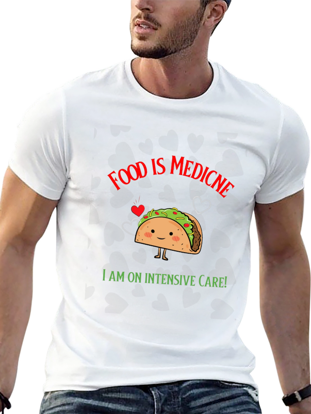 Food is Medicine Taco T-Shirt