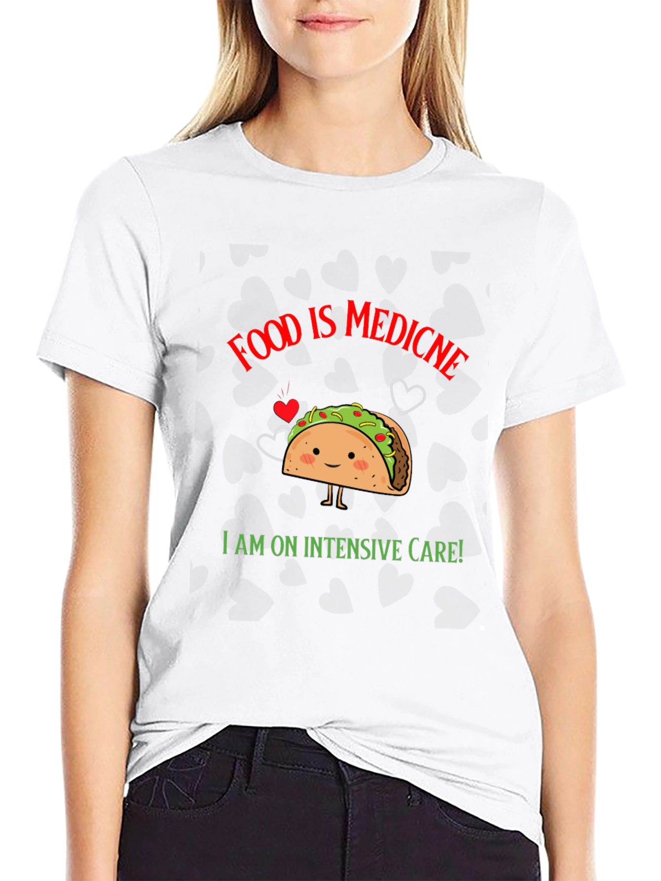 Food is Medicine Taco T-Shirt