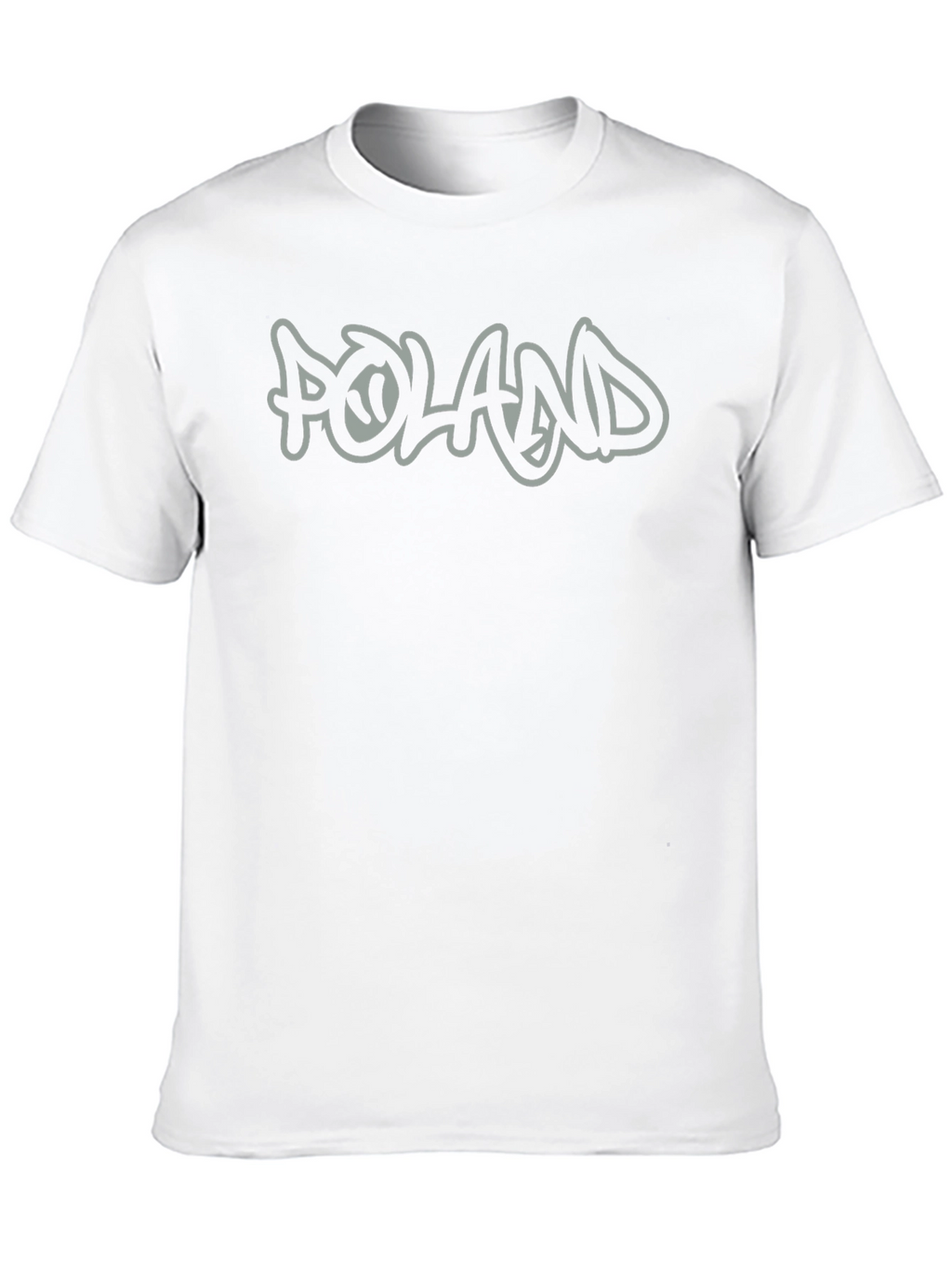 Poland Graffiti Style Graphic T-Shirt