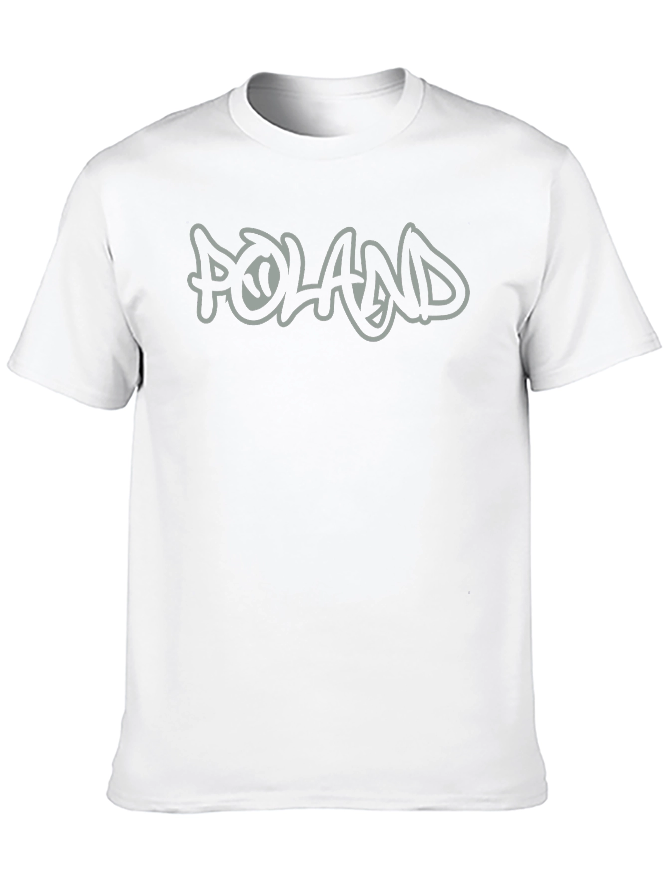 Poland Graffiti Style Graphic T-Shirt
