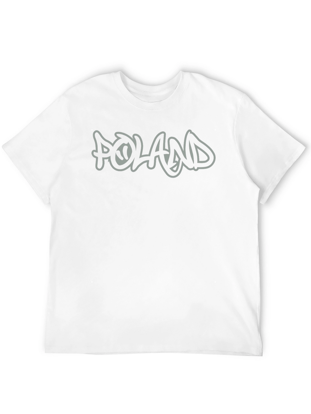 Poland Graffiti Style Graphic T-Shirt