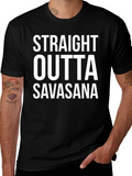 Straight Outta Savasana T-Shirt Yoga Funny