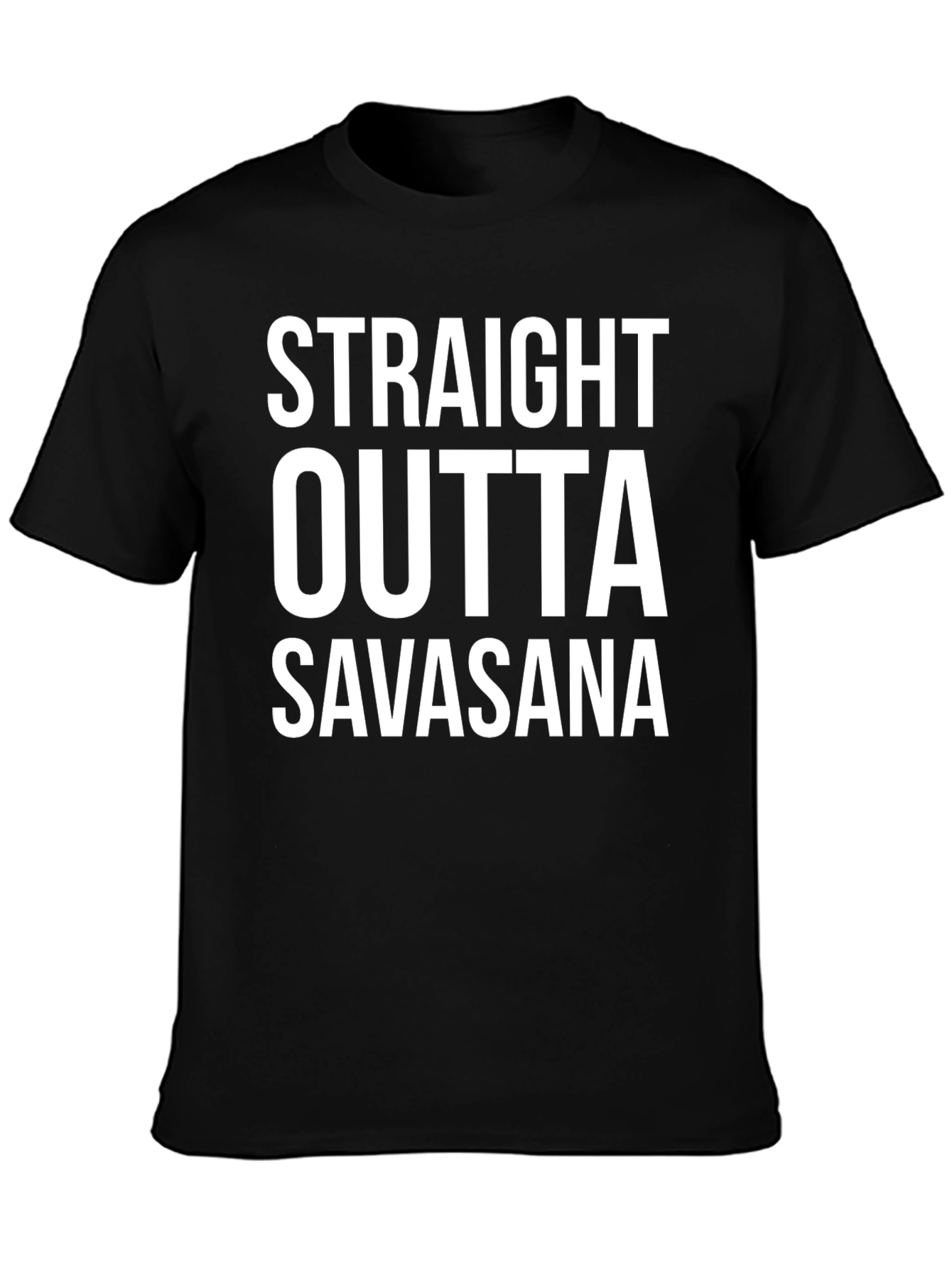 Straight Outta Savasana T-Shirt Yoga Funny
