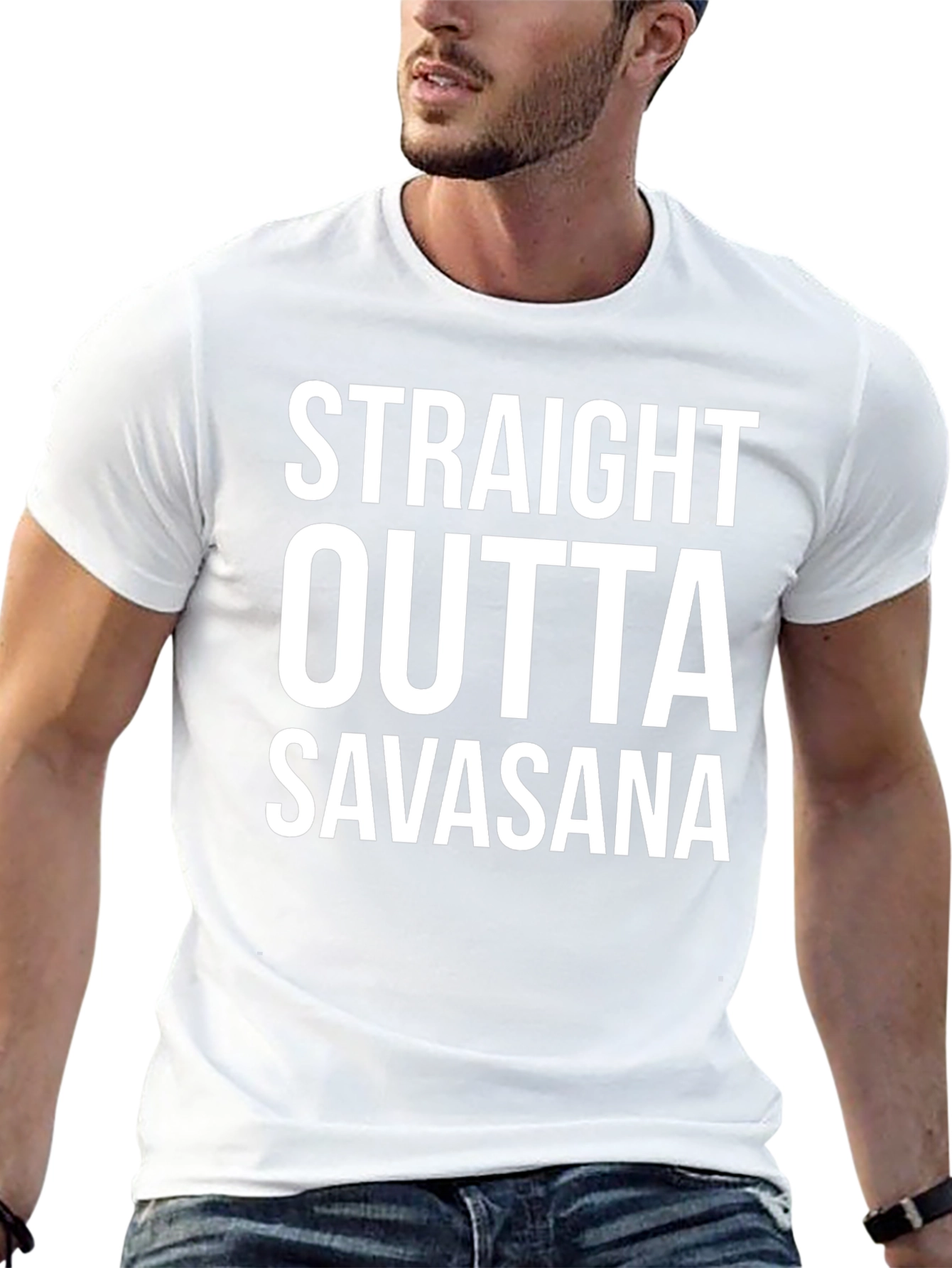 Straight Outta Savasana T-Shirt Yoga Funny