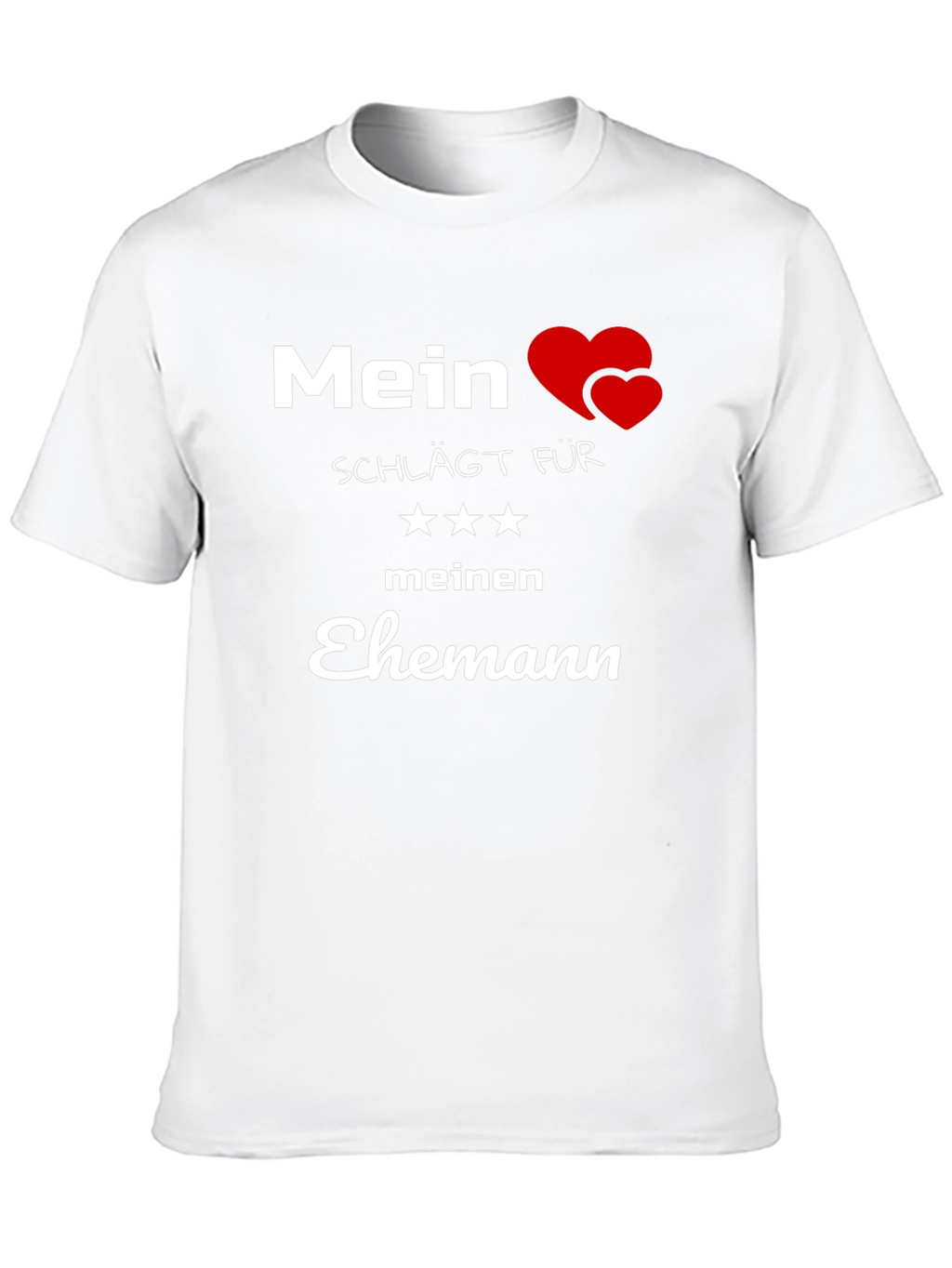 Mein Herz Schlägt Für Meinen Ehemann T-Shirt