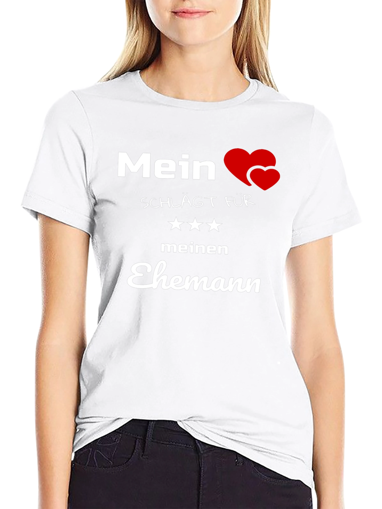 Mein Herz Schlägt Für Meinen Ehemann T-Shirt