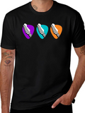 Guitar Pick Headstock Tee - Music Lover T-Shirt