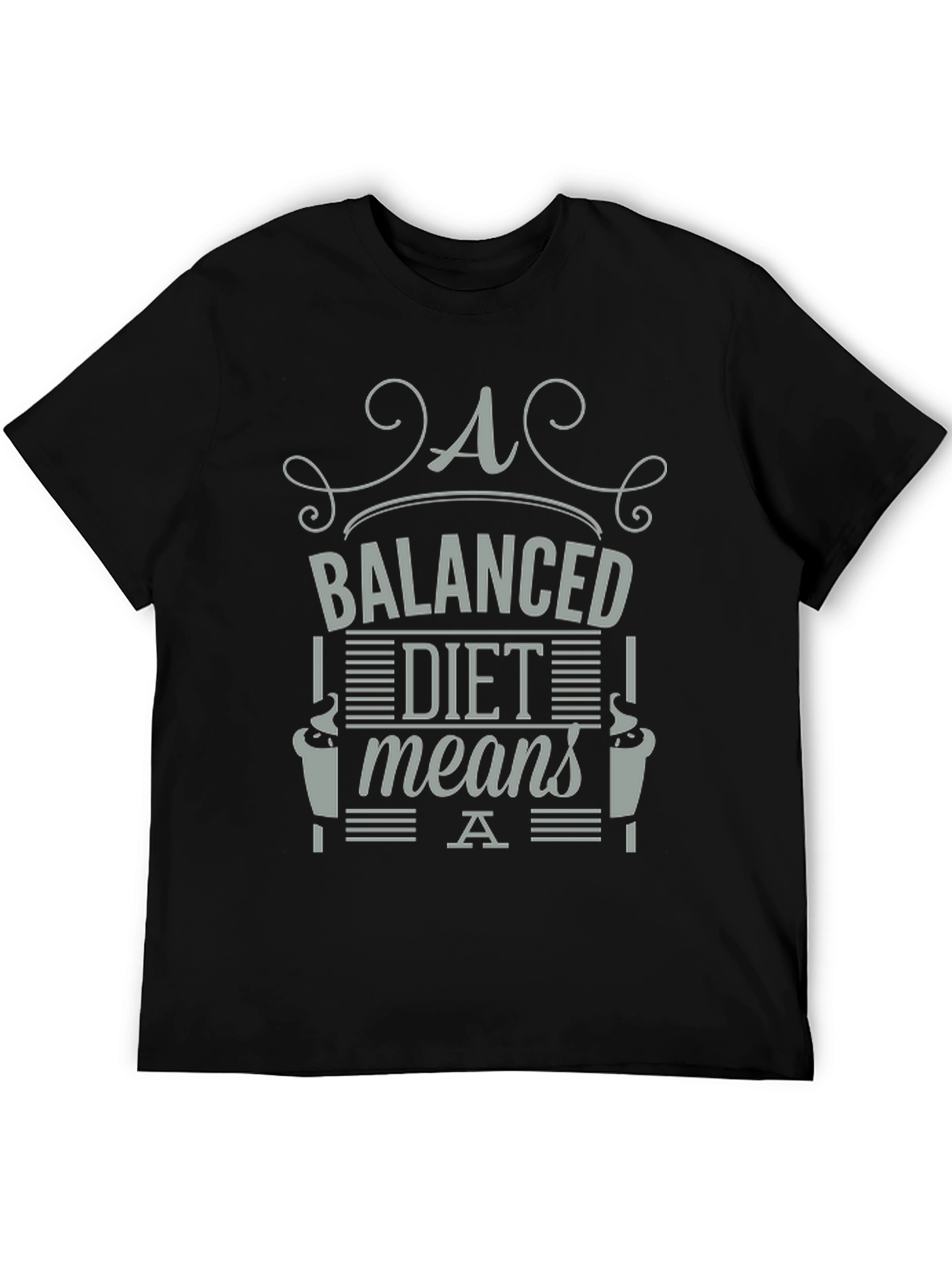 Balanced Diet T-Shirt - Funny Coffee Lover Tee
