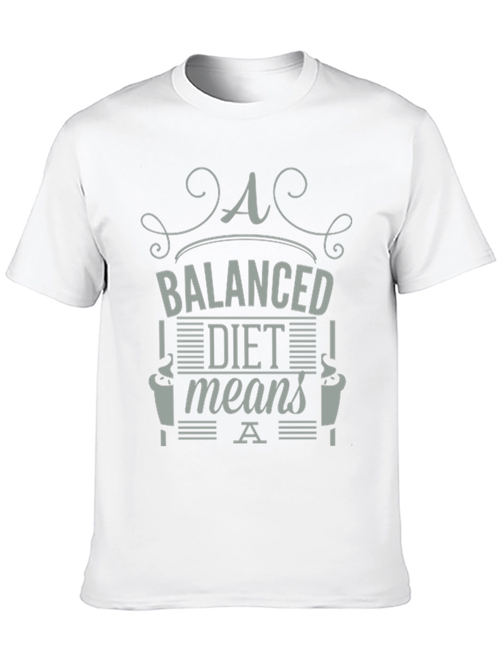 Balanced Diet T-Shirt - Funny Coffee Lover Tee