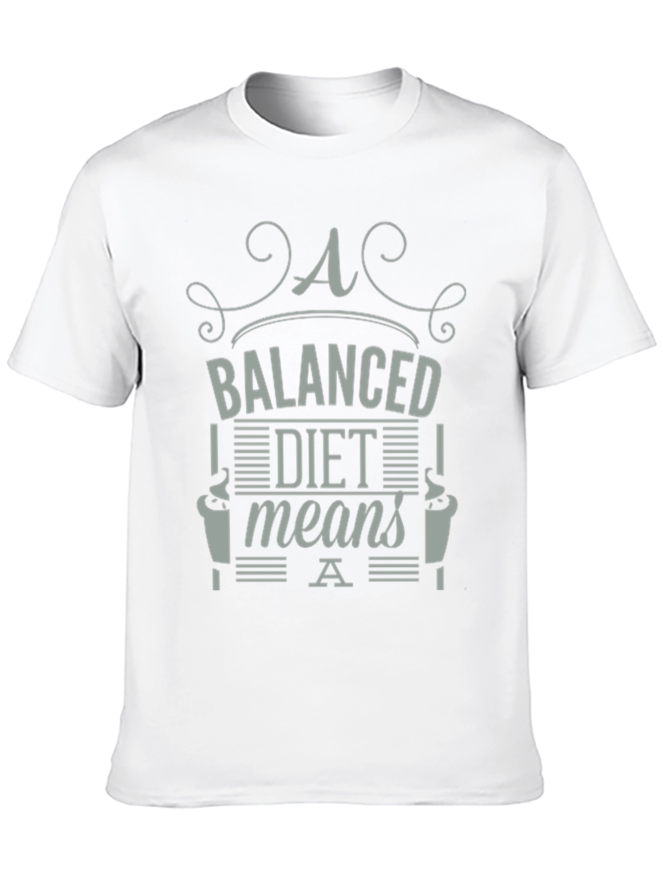 Balanced Diet T-Shirt - Funny Coffee Lover Tee