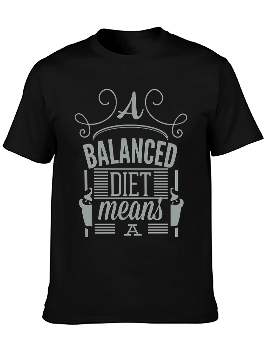 Balanced Diet T-Shirt - Funny Coffee Lover Tee
