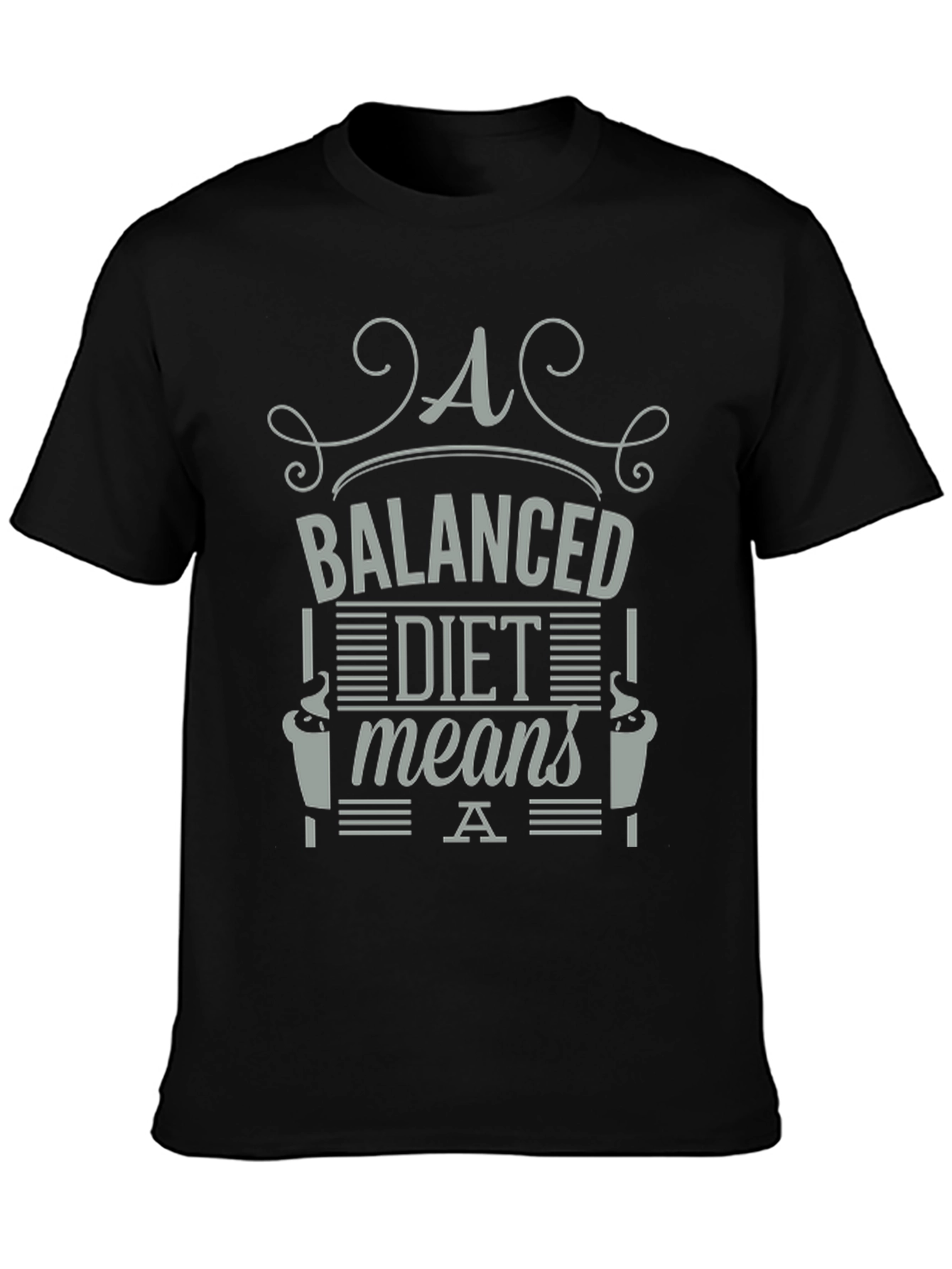 Balanced Diet T-Shirt - Funny Coffee Lover Tee
