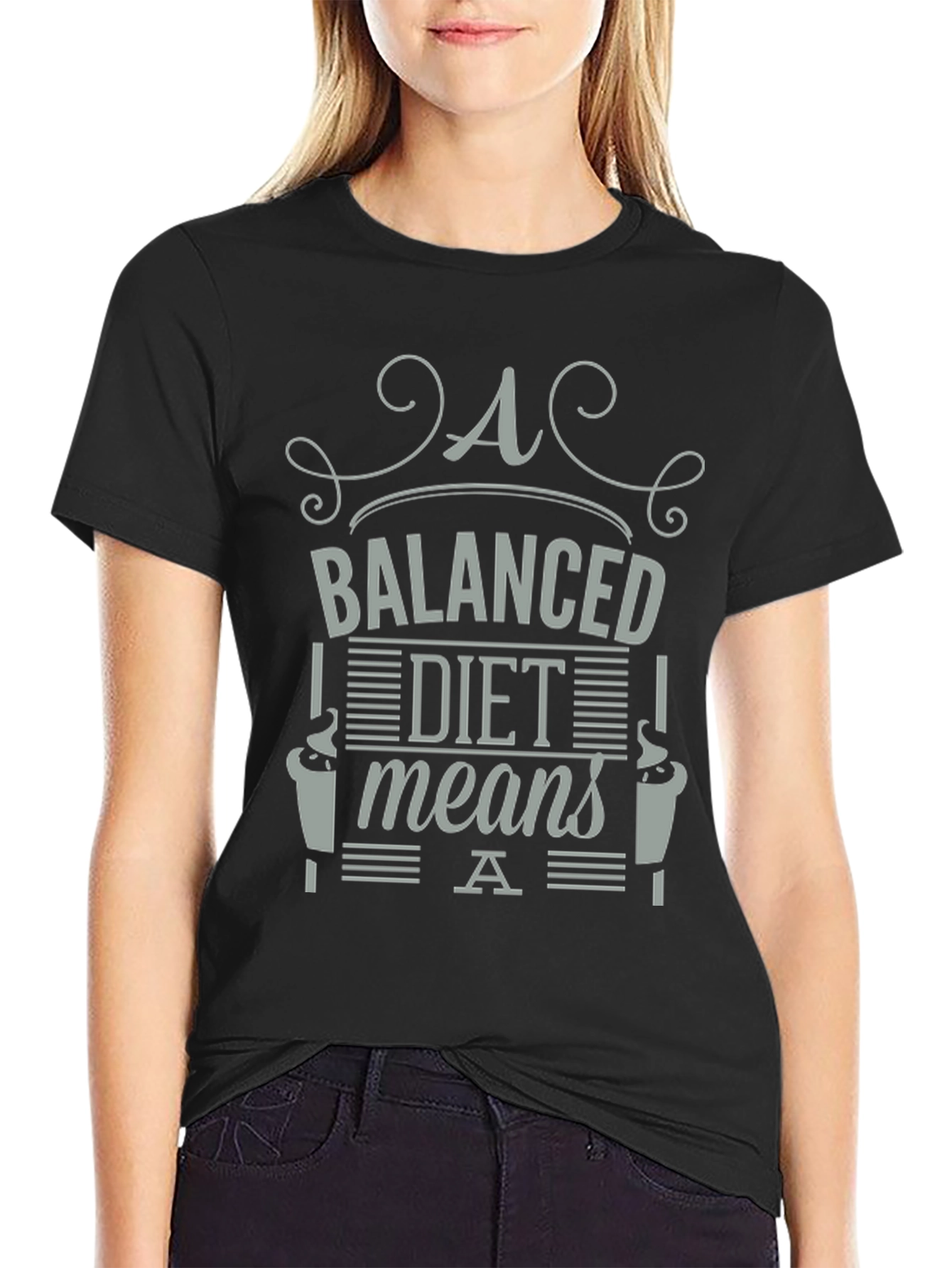 Balanced Diet T-Shirt - Funny Coffee Lover Tee