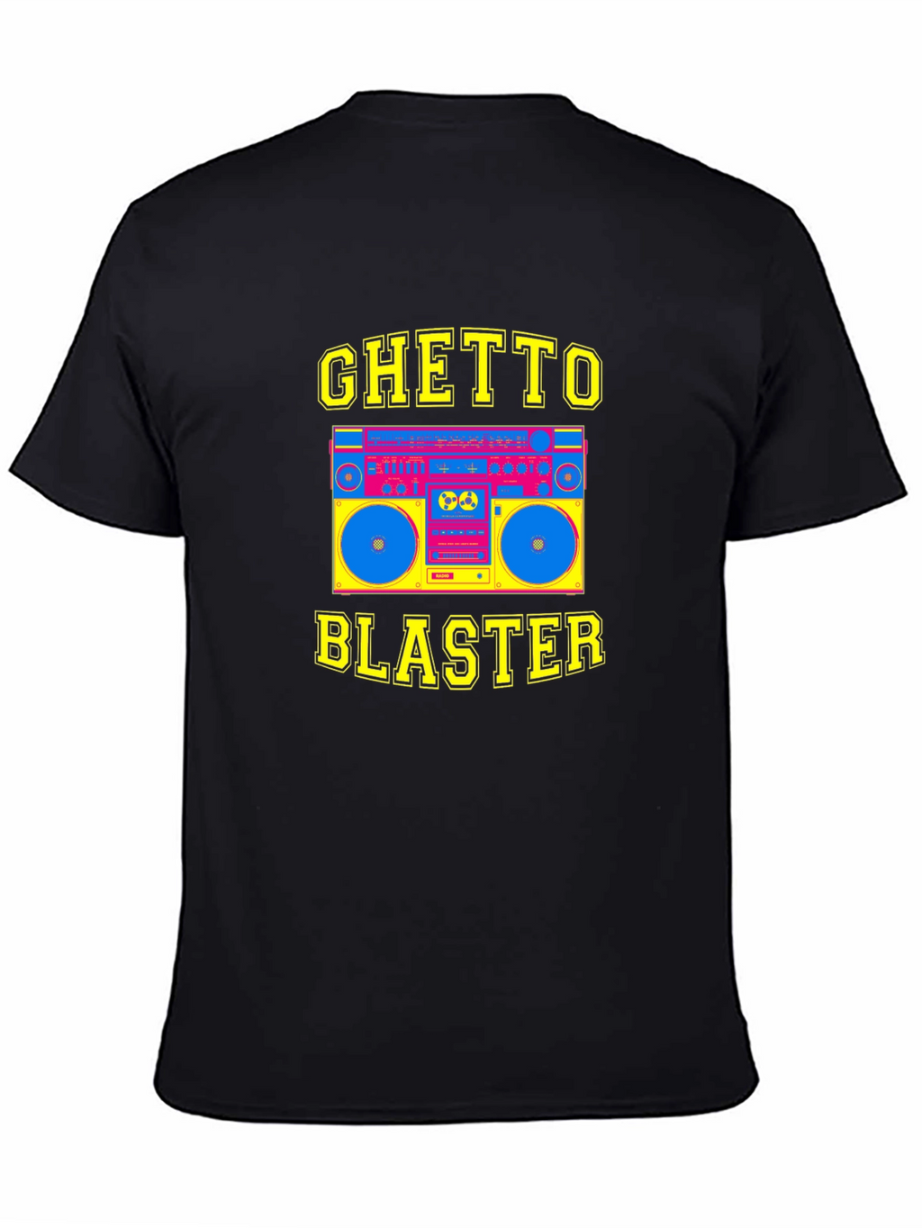 Ghetto Blaster Graphic Tee - Retro Boombox T-Shirt