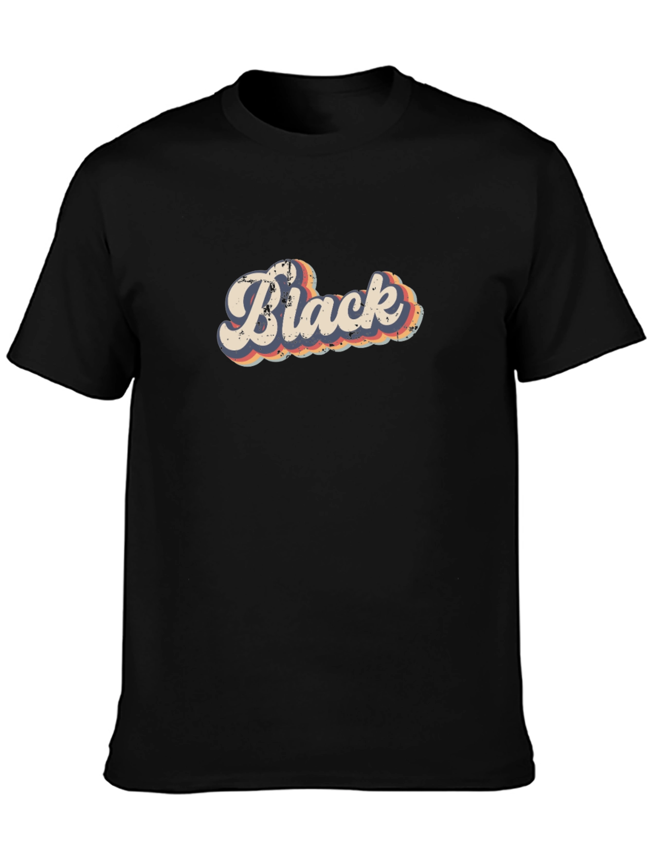 Retro Black T-Shirt - Cool Vintage Style