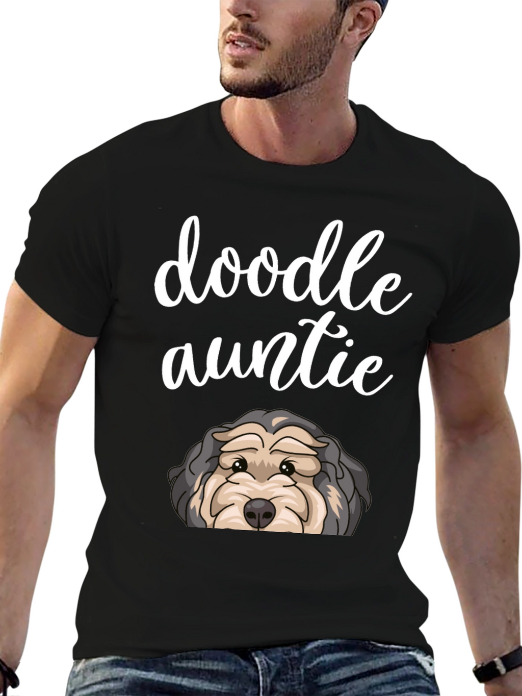 Doodle Auntie T-Shirt - Dog Lover Gift