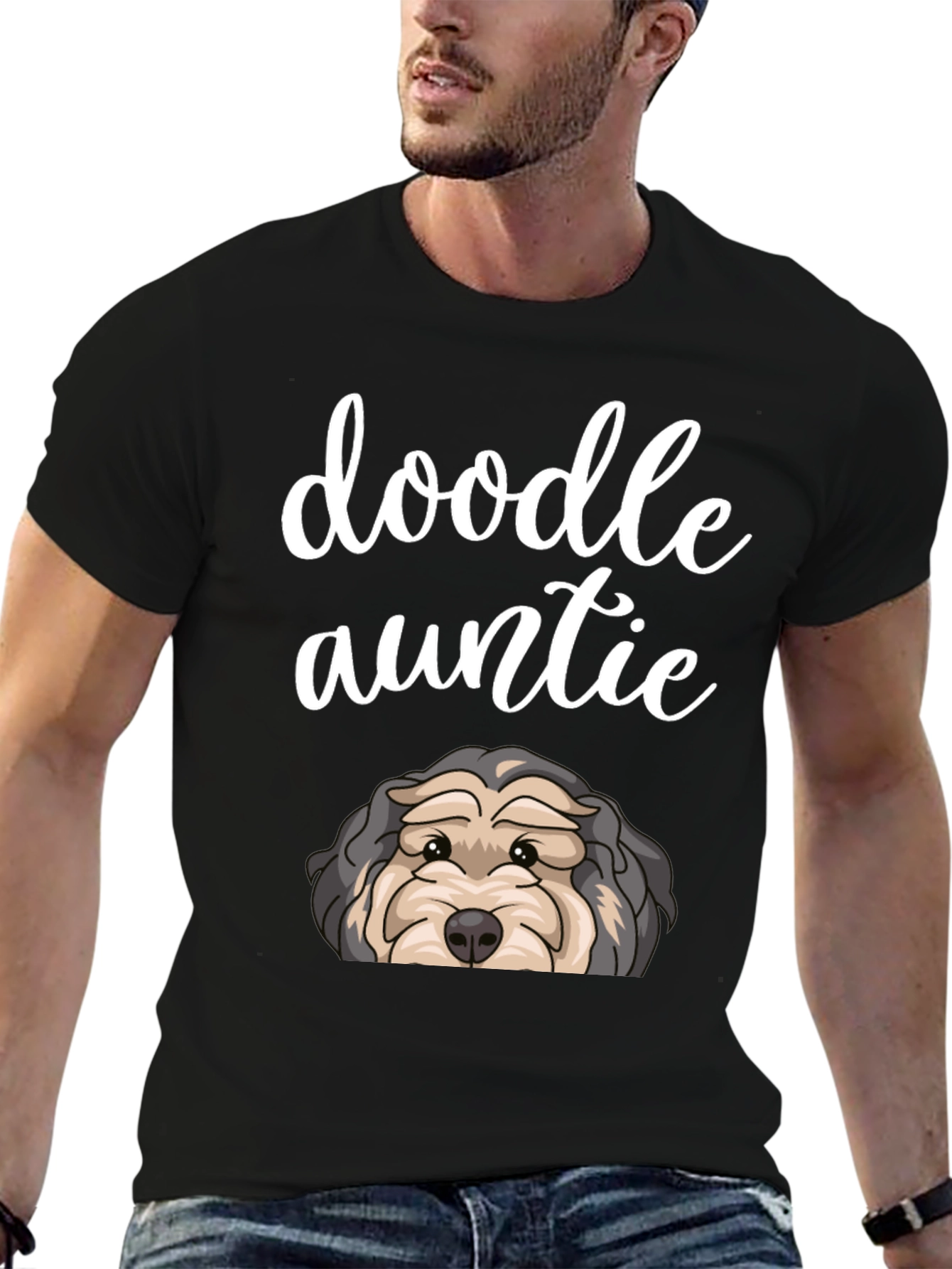 Doodle Auntie T-Shirt - Dog Lover Gift