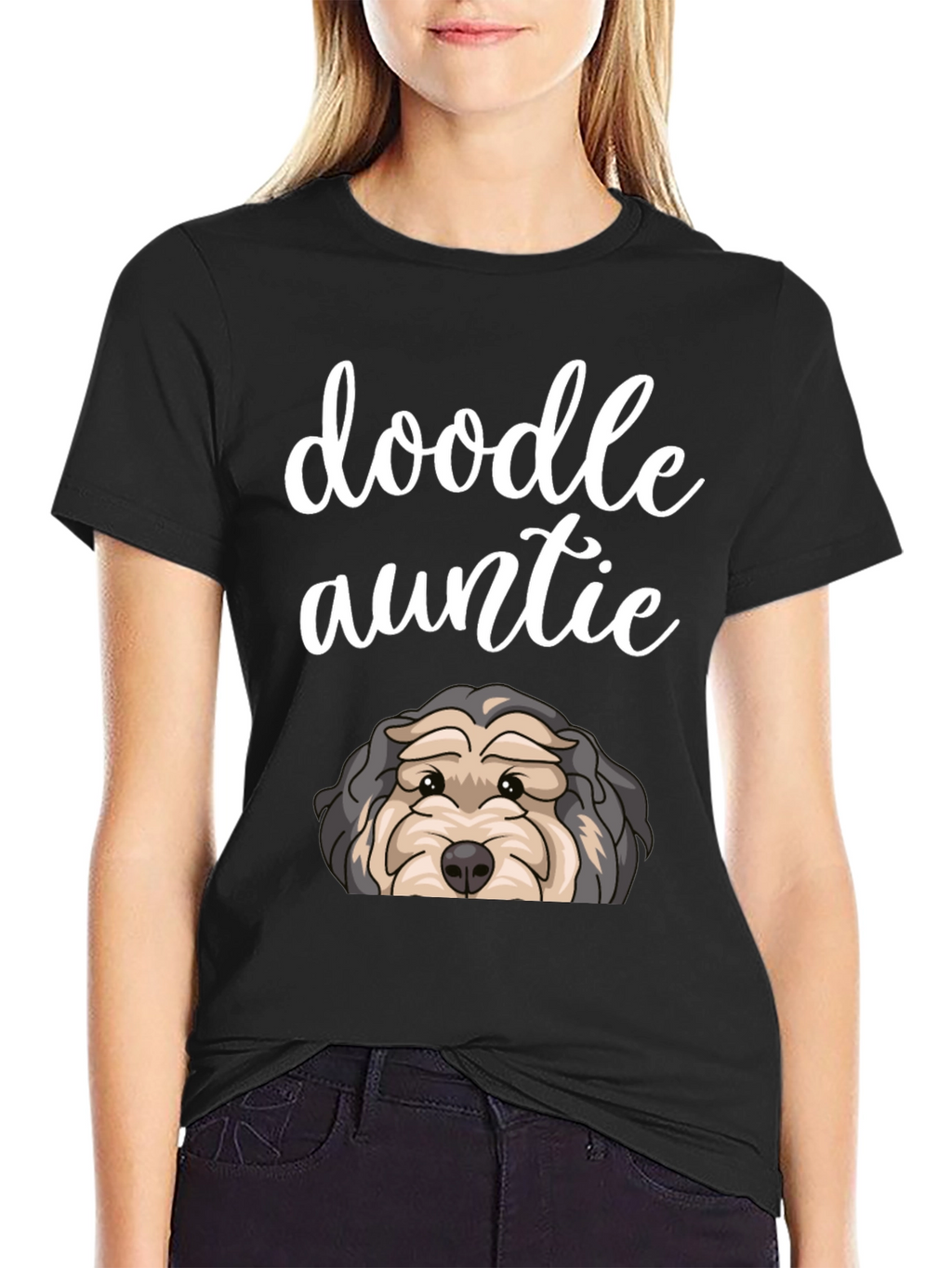 Doodle Auntie T-Shirt - Dog Lover Gift