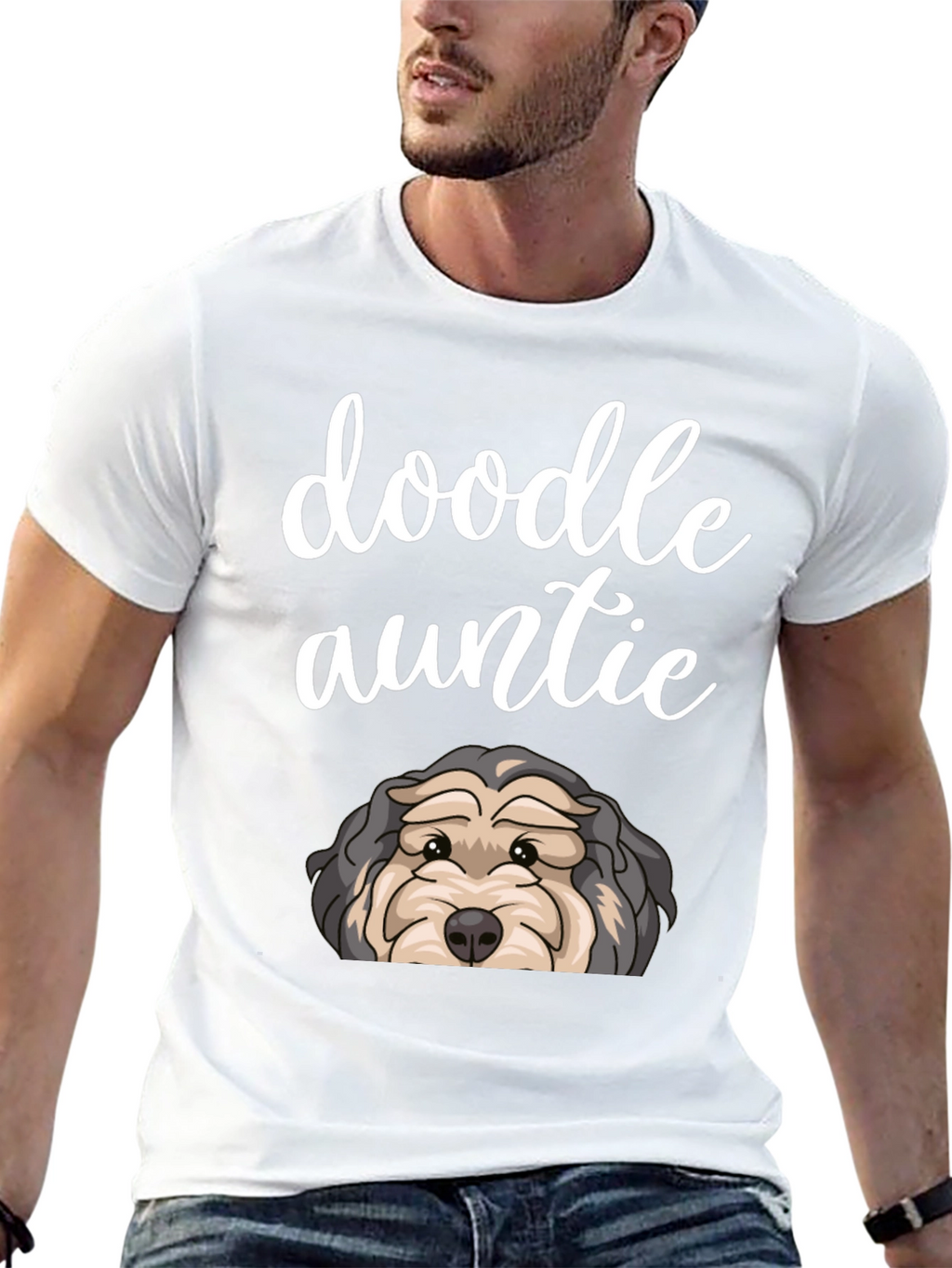 Doodle Auntie T-Shirt - Dog Lover Gift