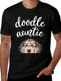 Doodle Auntie T-Shirt - Dog Lover Gift