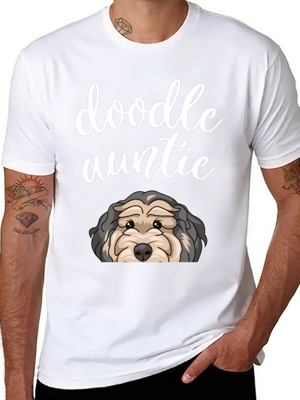 Doodle Auntie T-Shirt - Dog Lover Gift