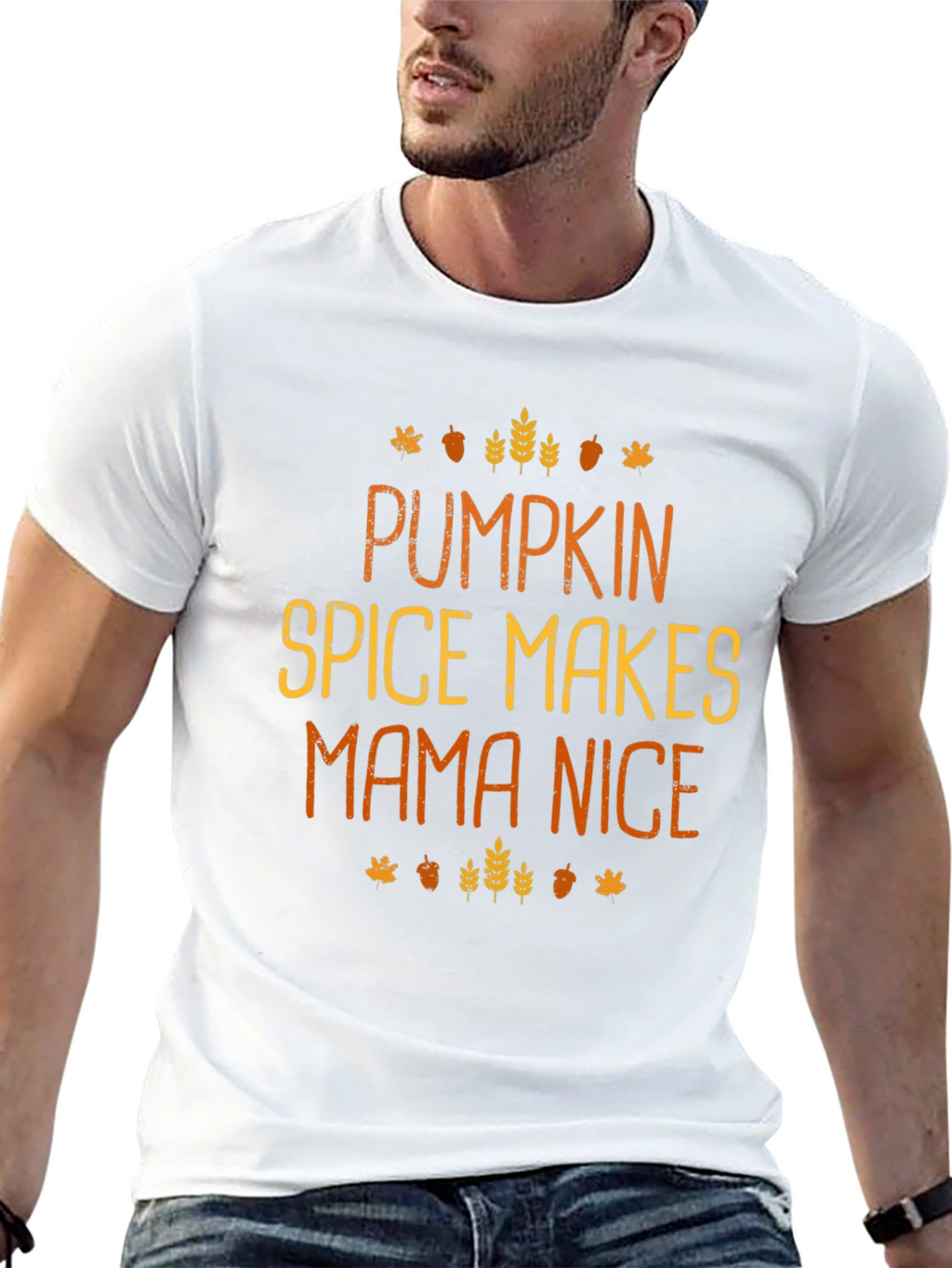 Pumpkin Spice Makes Mama Nice Graphic Tee