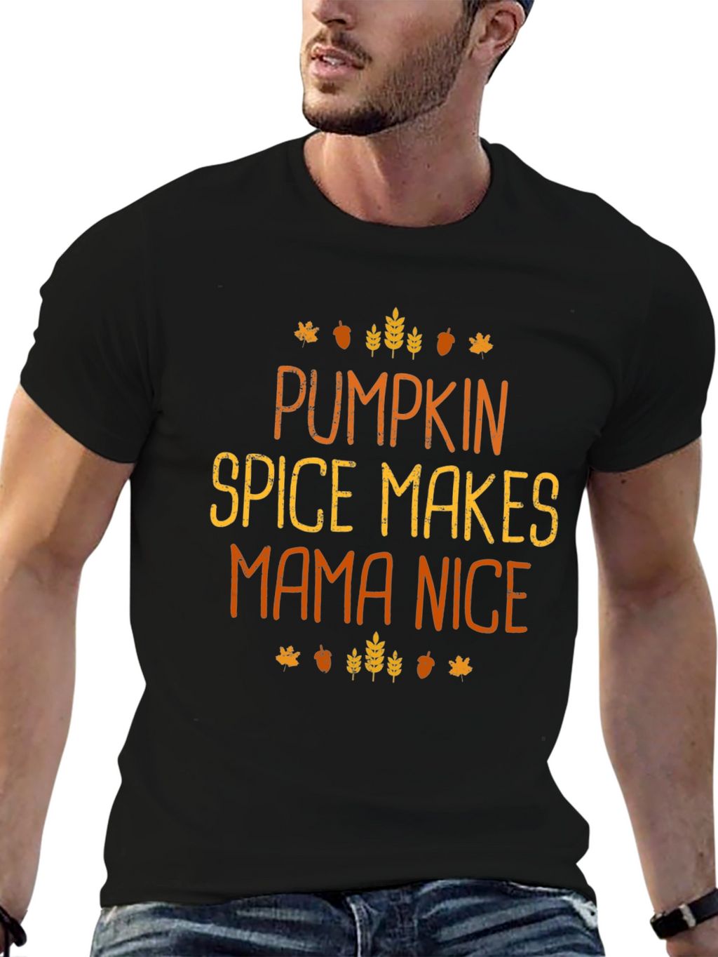 Pumpkin Spice Makes Mama Nice Graphic Tee