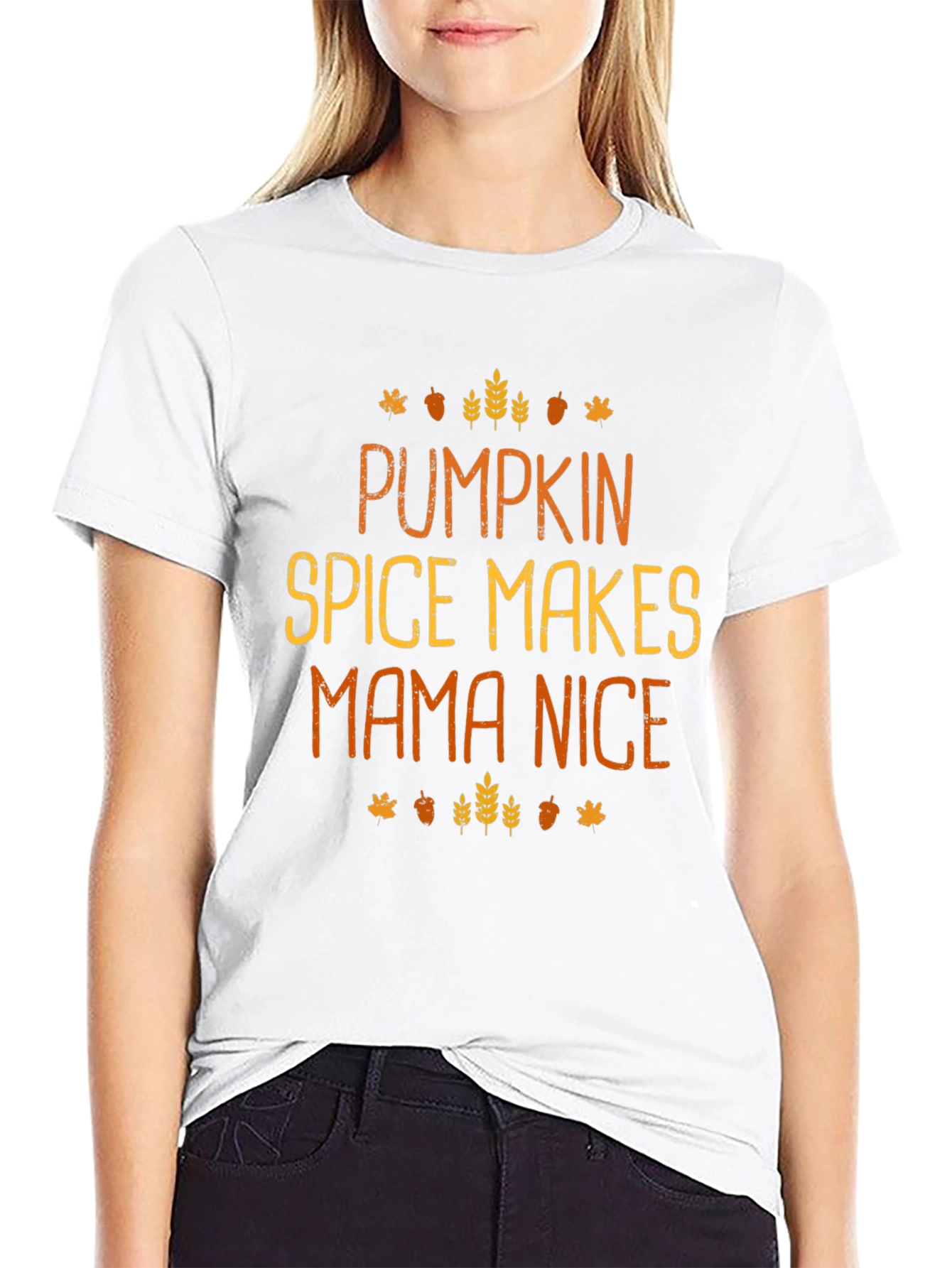 Pumpkin Spice Makes Mama Nice Graphic Tee