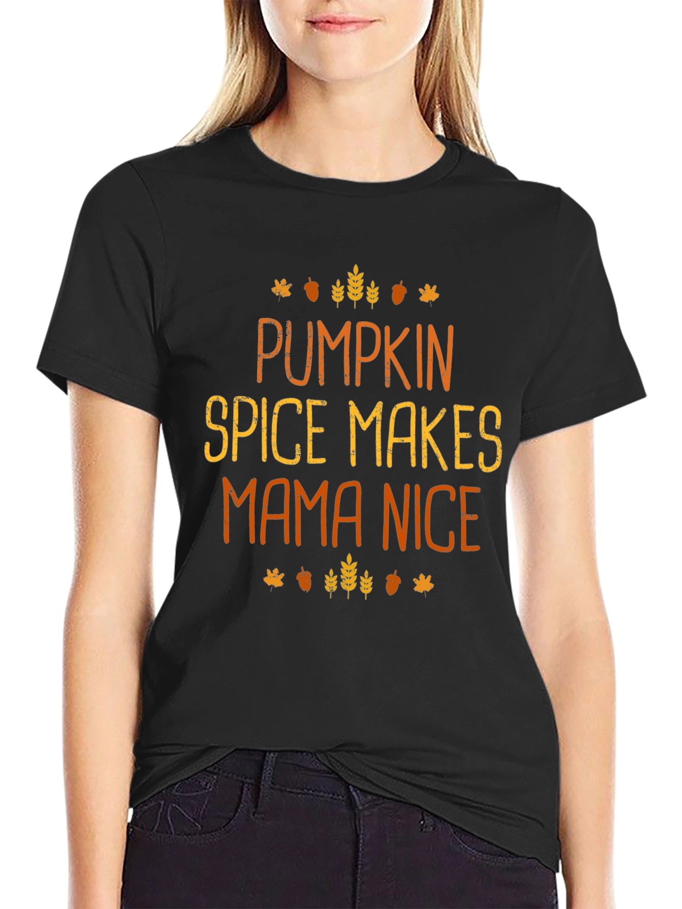 Pumpkin Spice Makes Mama Nice Graphic Tee