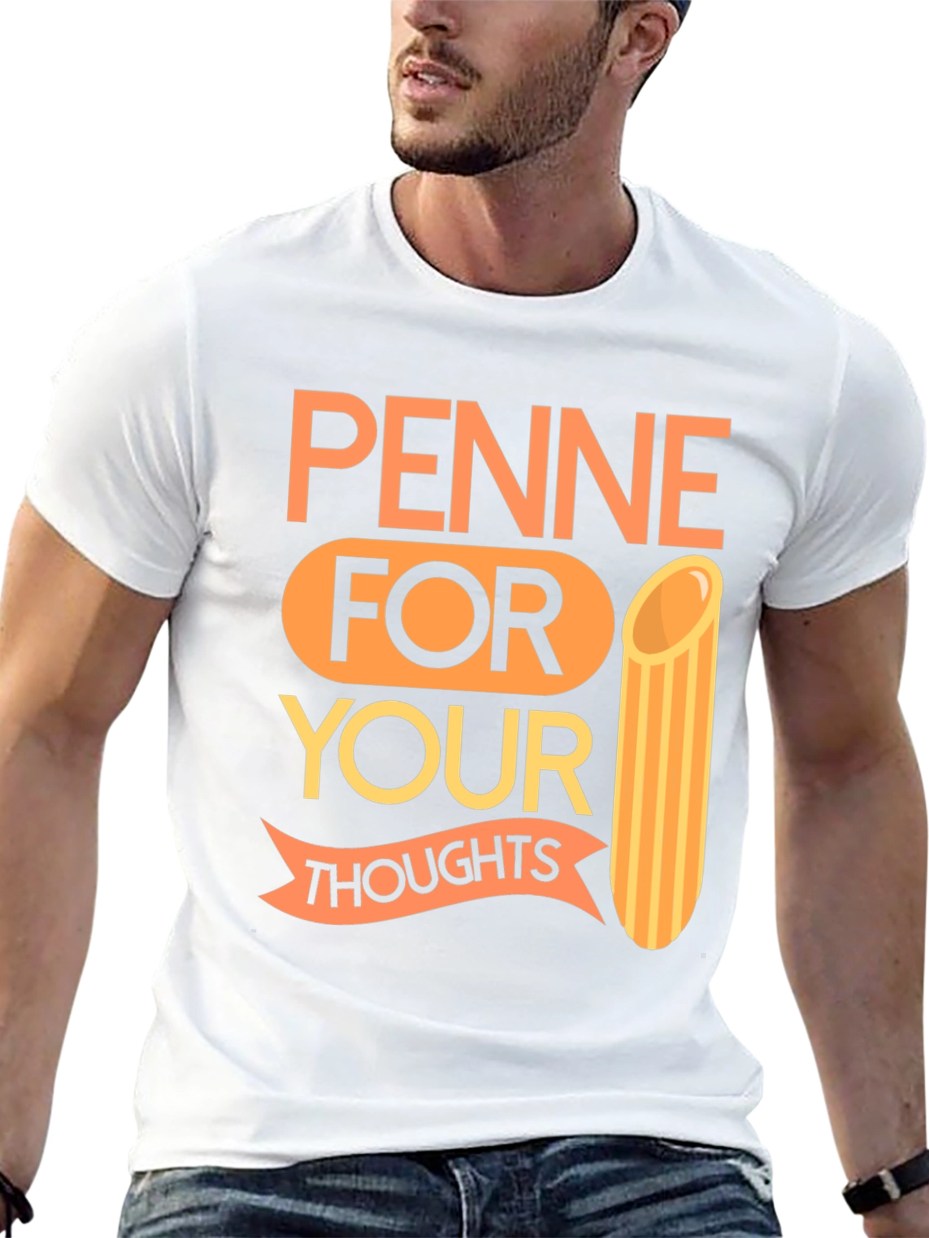 Penne For Your Thoughts Graphic Tee