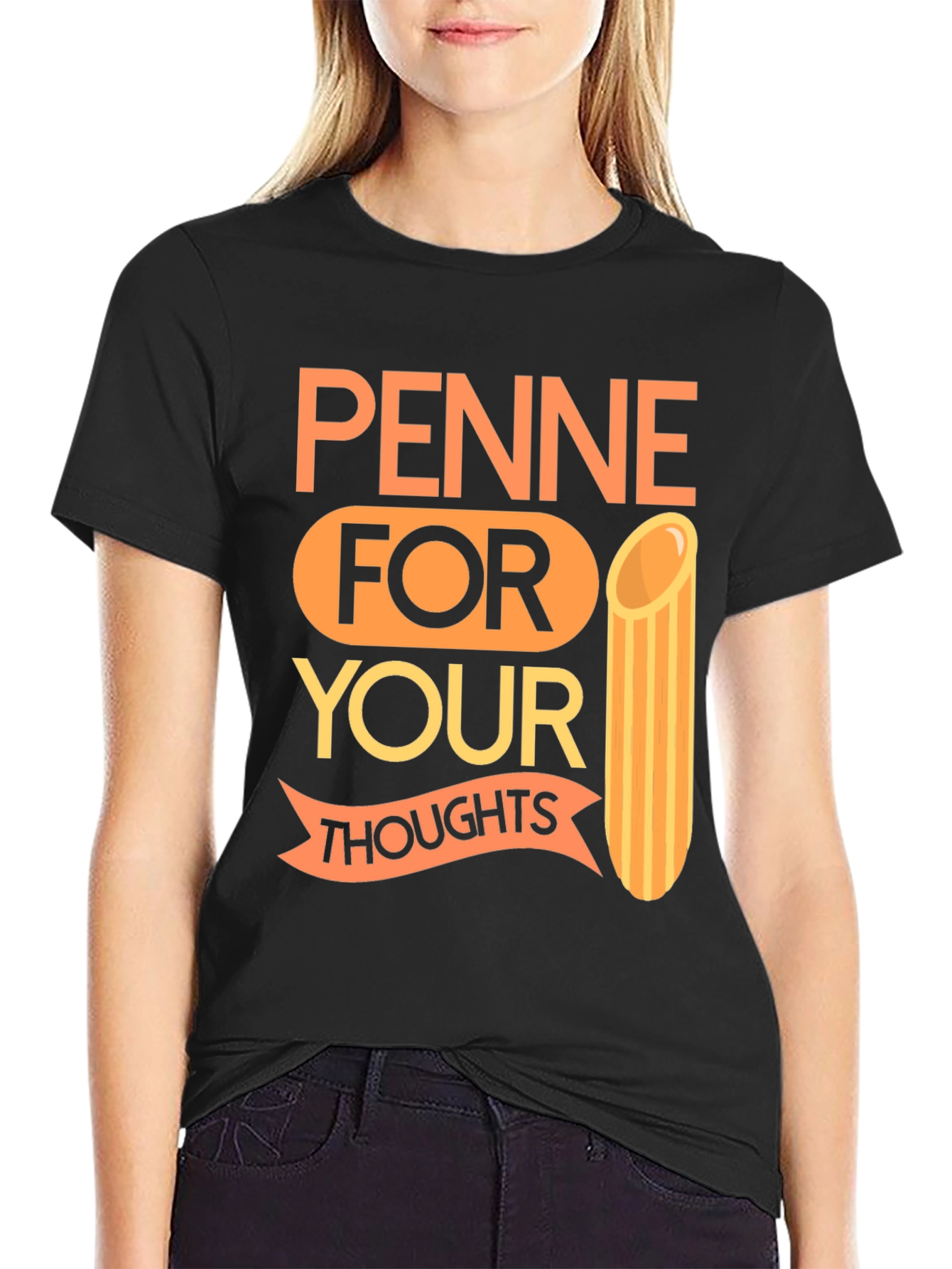 Penne For Your Thoughts Graphic Tee