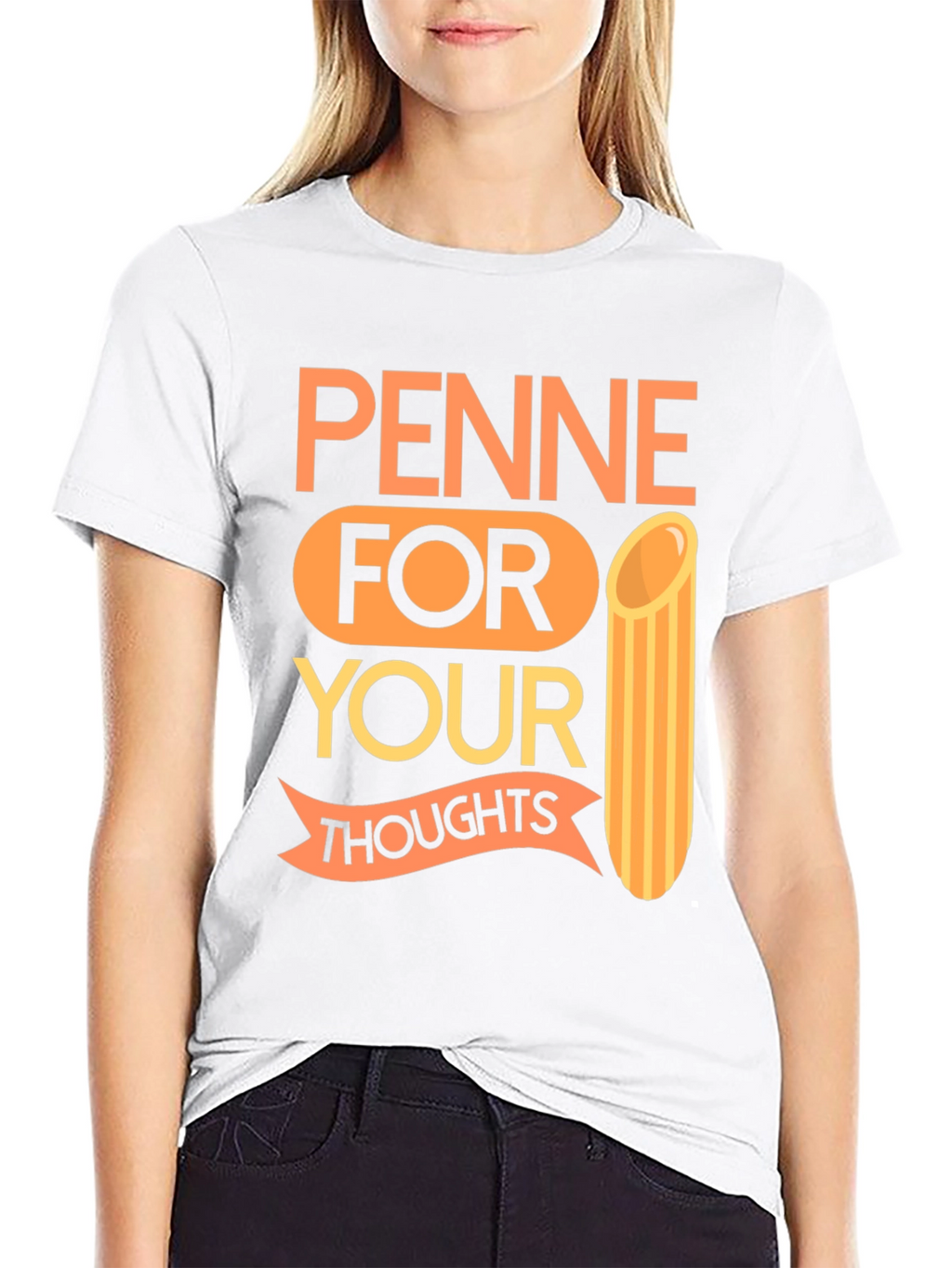 Penne For Your Thoughts Graphic Tee