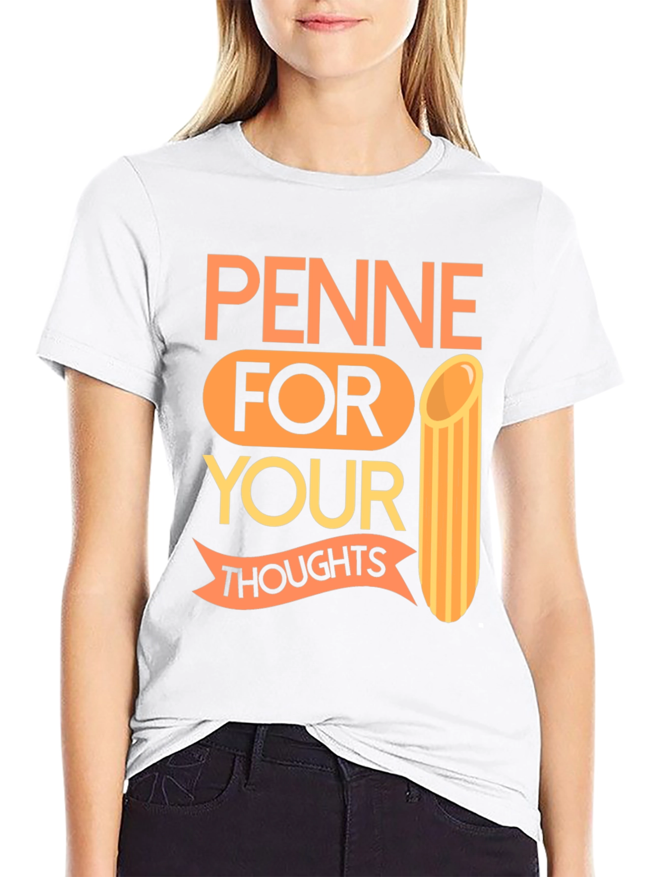 Penne For Your Thoughts Graphic Tee