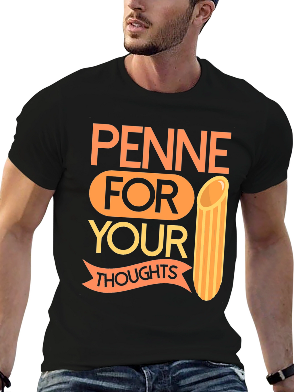 Penne For Your Thoughts Graphic Tee