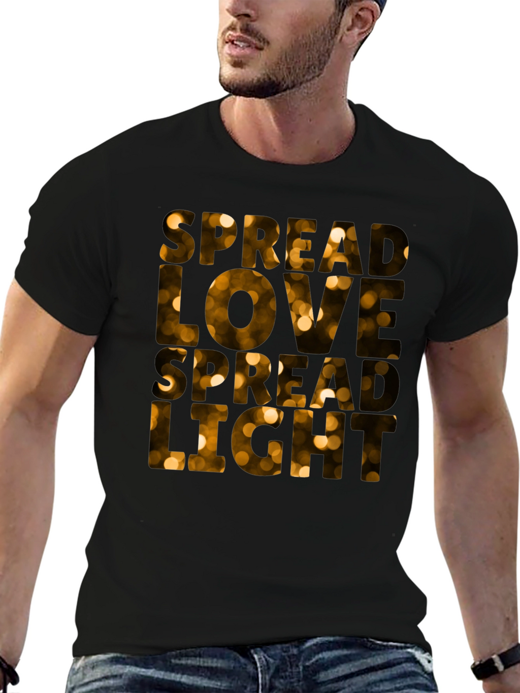 Spread Love Spread Light Black T-Shirt