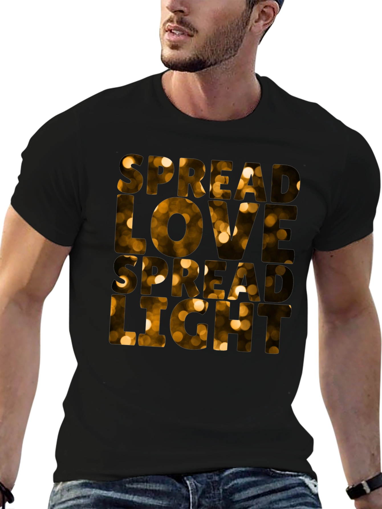 Spread Love Spread Light Black T-Shirt